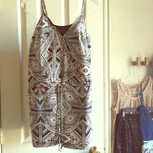 Fun geometric romper!